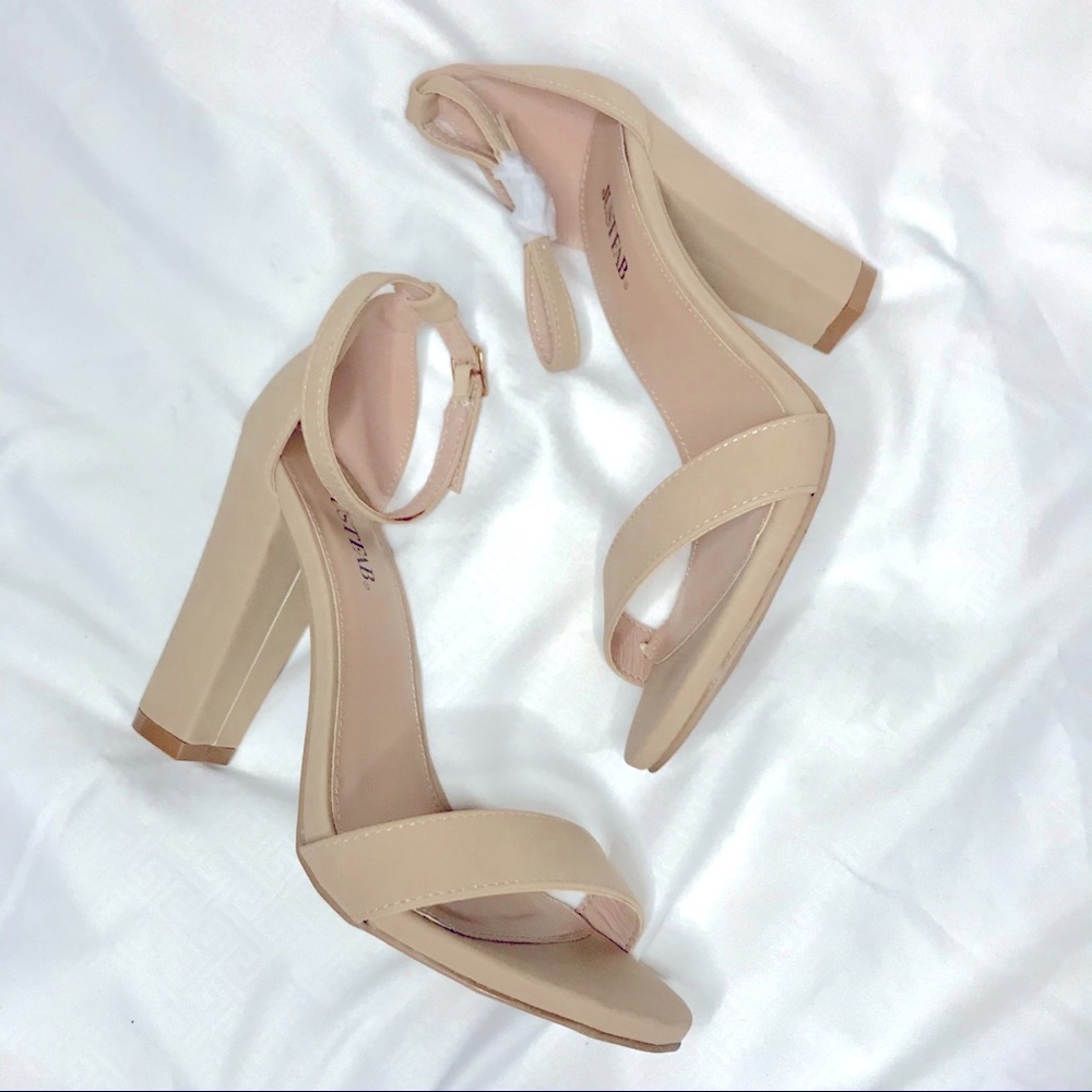 JustFab Block Heeled Sandal